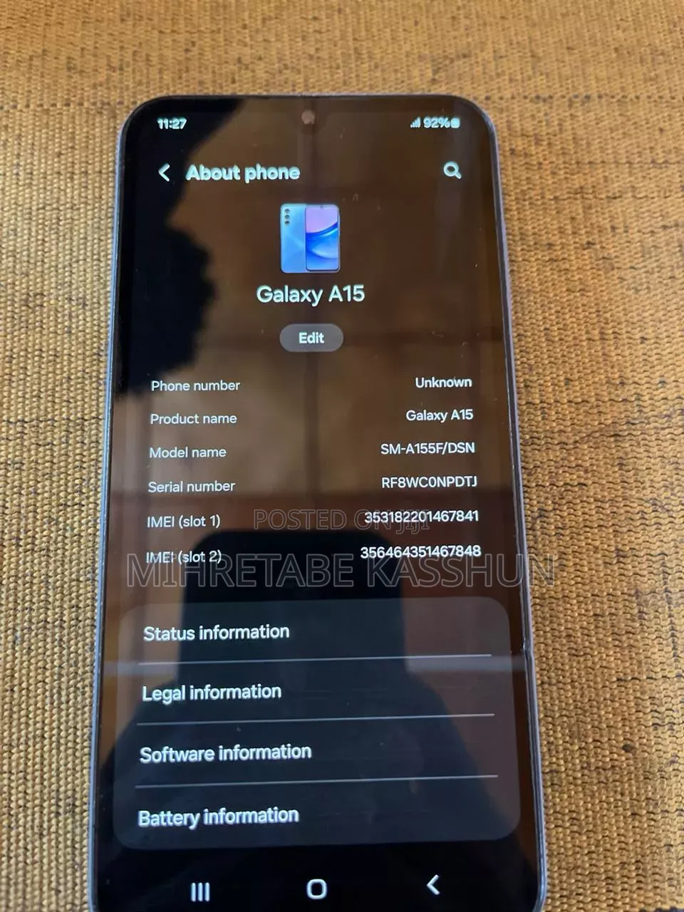 Samsung Galaxy A15 128 GB Silver