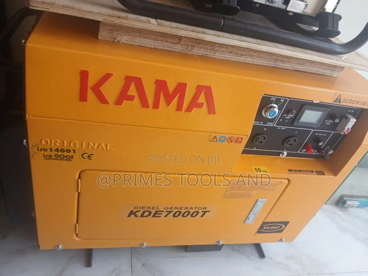 KAMA Silent Generator in Ethiopia Super Silent Gasoline Generator
