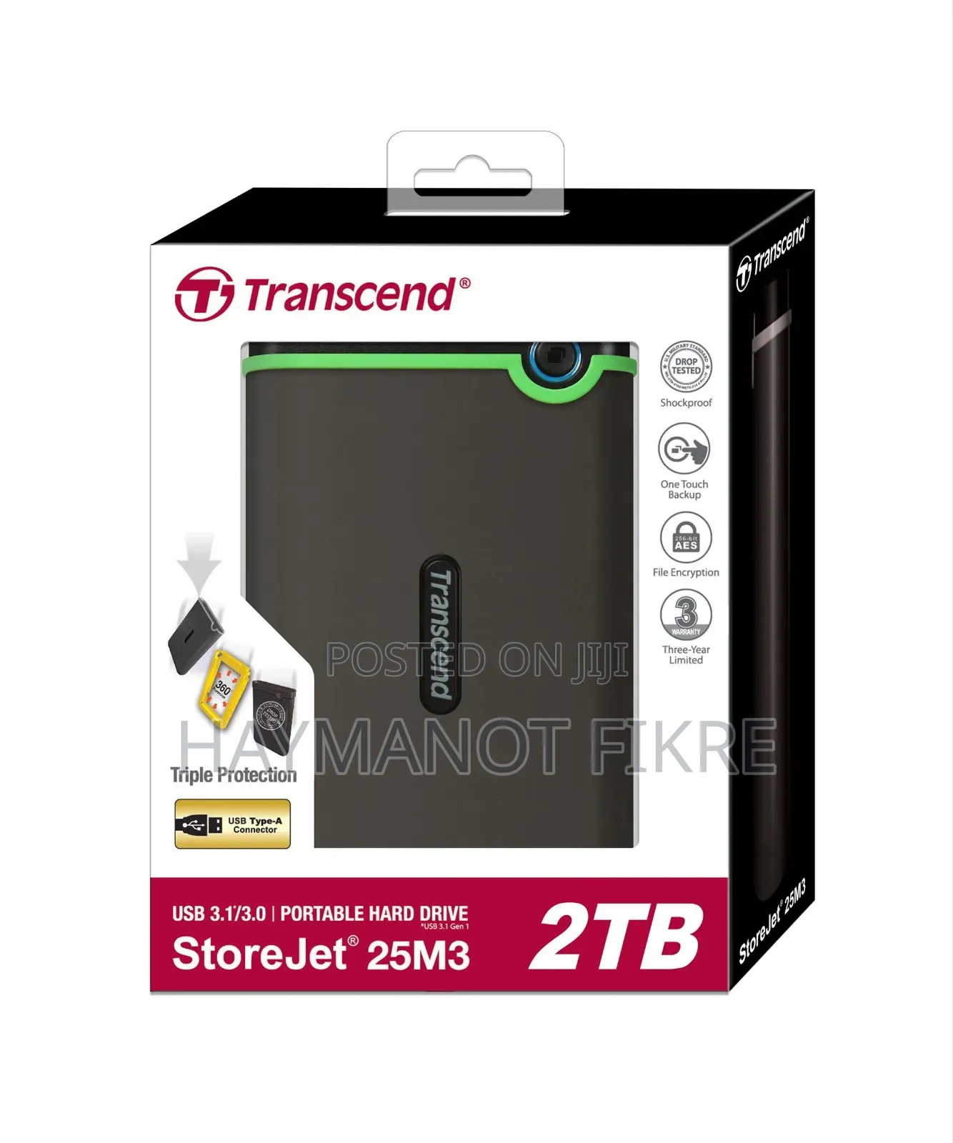 Original Transcend Hard Disk 2TB