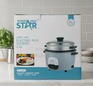The Winning Star Electric Rice Cooker 2.2L Capacity and 900W Power