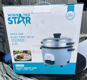 The Winning Star Electric Rice Cooker 2.2L Capacity and 900W Power