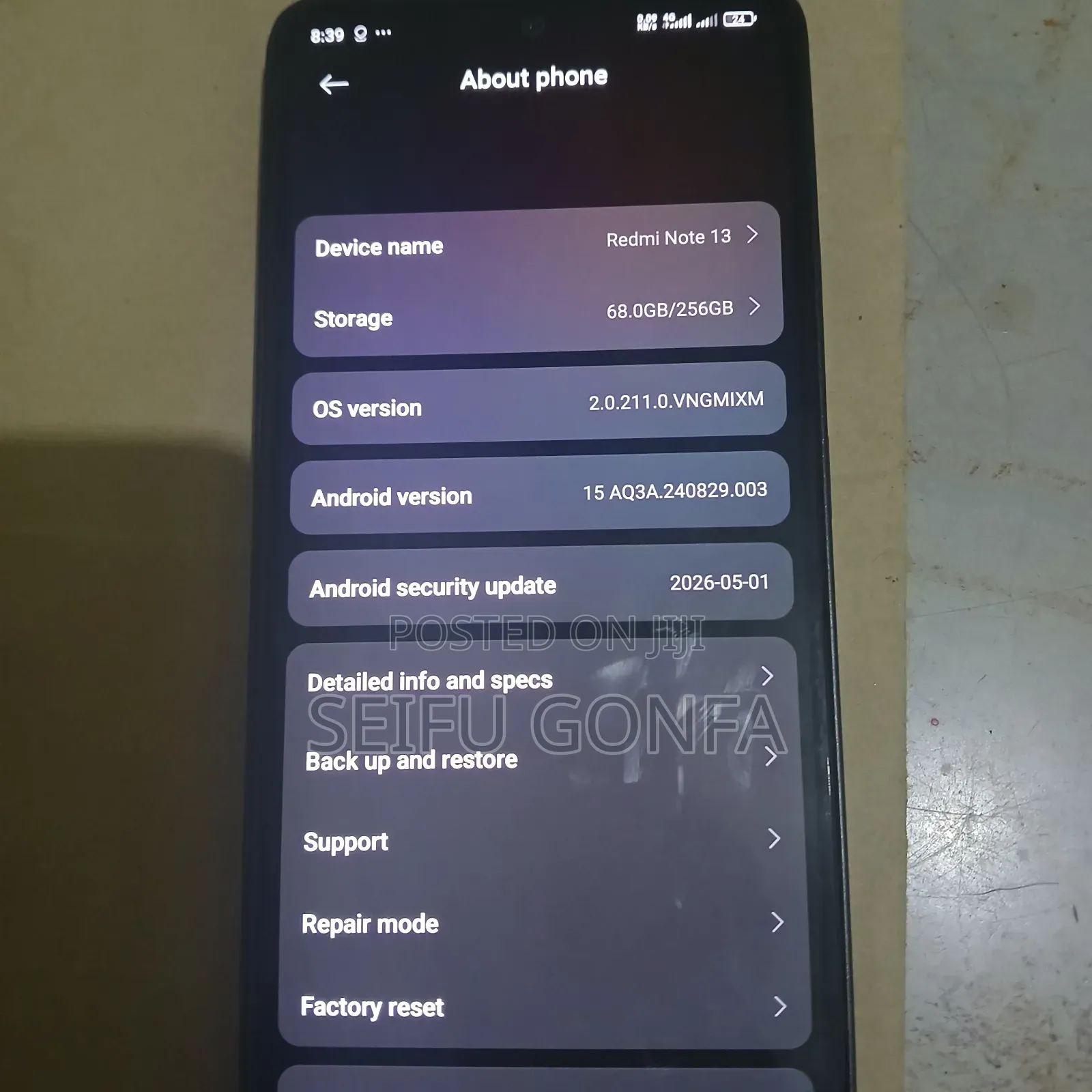 Xiaomi Redmi Note 13 Pro 5G 256 GB Black