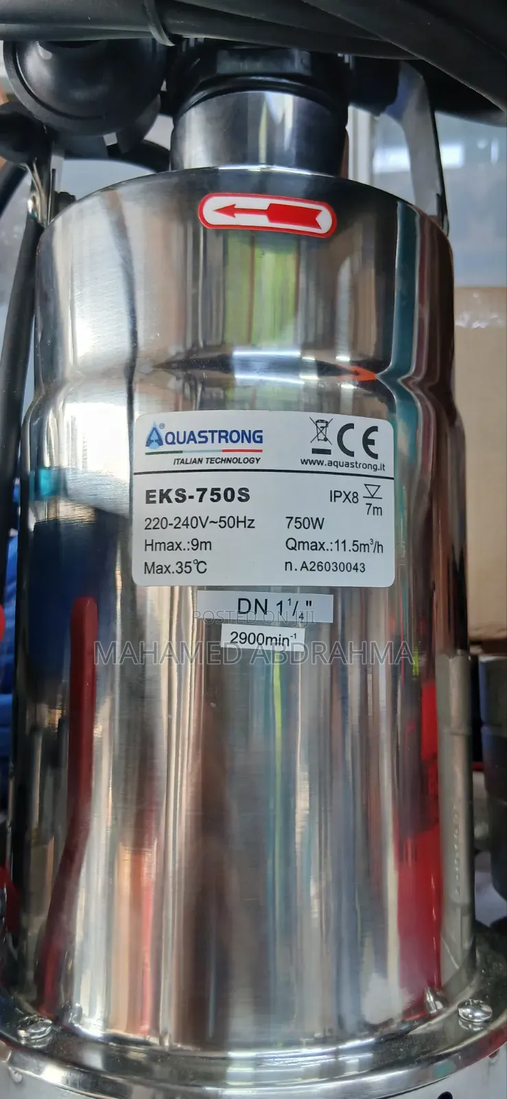 Aquastrong Steels Steel Pump