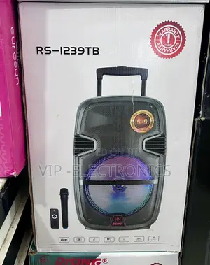 Rising Portable Speaker Trolley Bluetooth LED Light Display,