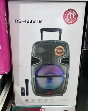 Rising Portable Speaker Trolley Bluetooth LED Light Display,