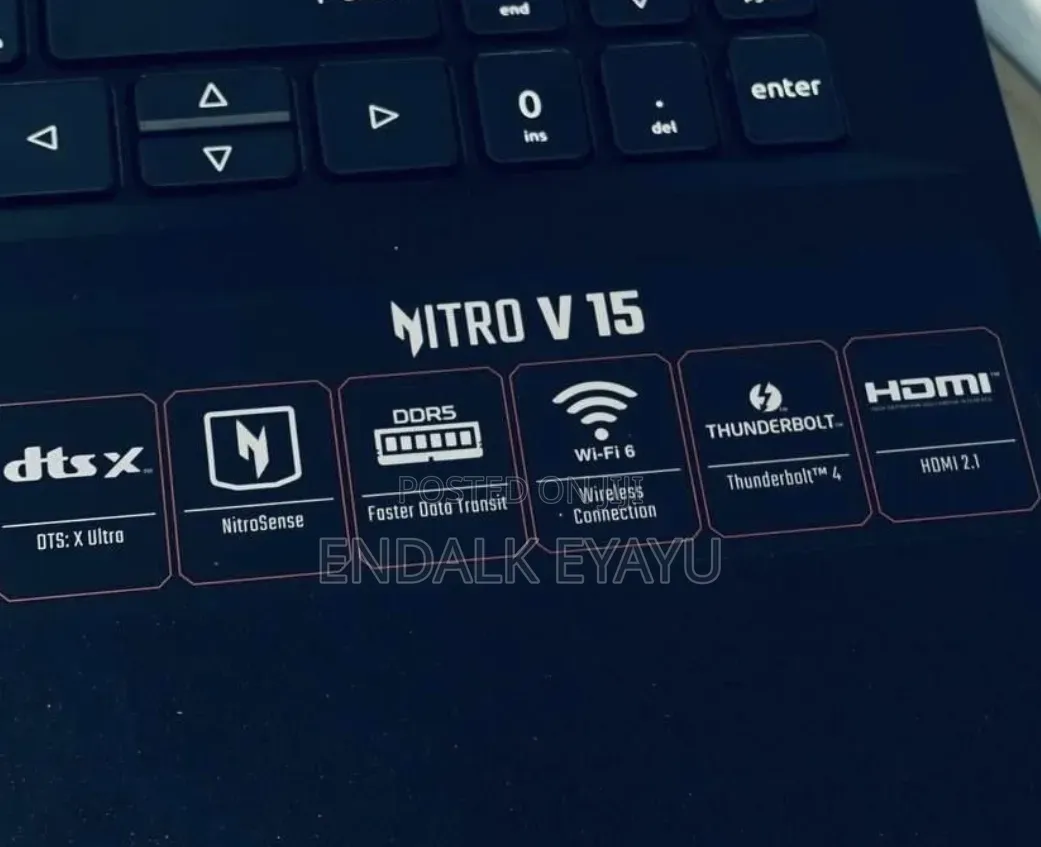 New Laptop Acer Nitro V 15 16GB AMD Ryzen 5 SSD 512GB