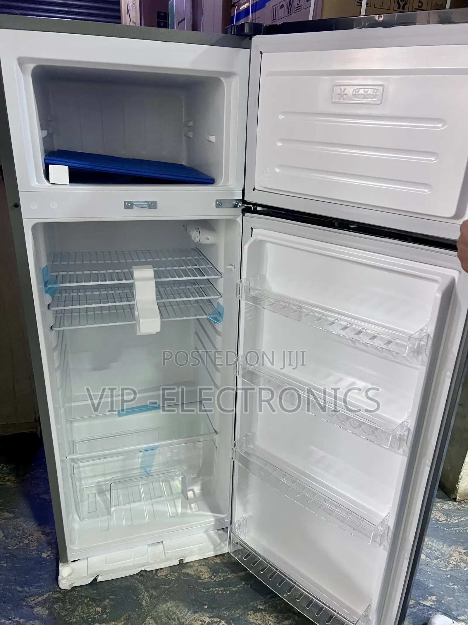 COOL Refrigerator 360 Double Door Fridge – Top Freezer