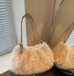 Winter Cute Fleece Cloud Handbag, Shoulder Crossbody Bag