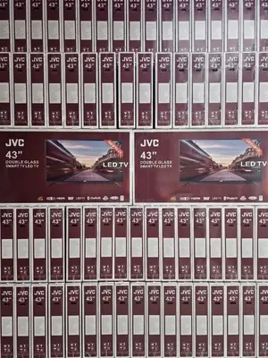 JVC TV 43 Inch Smart Double Glass LED TV – New 2026 Model