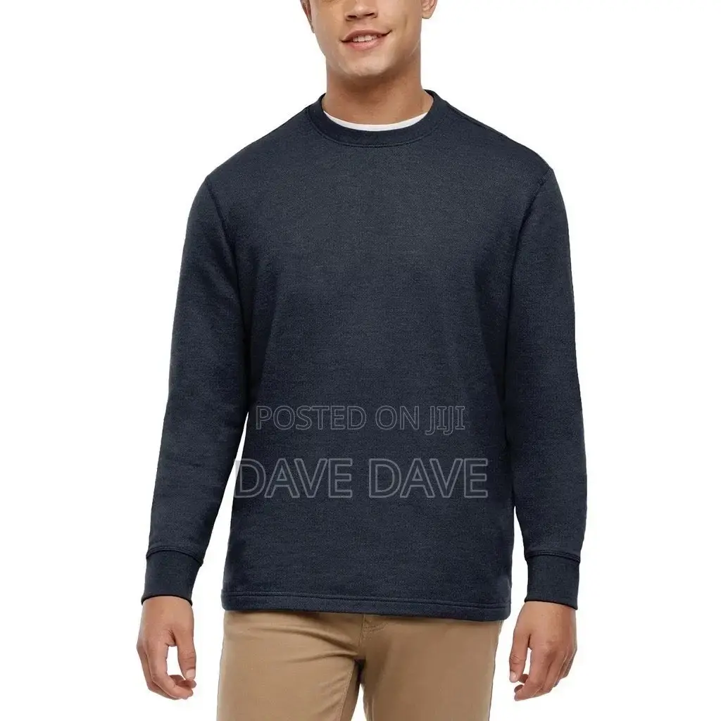 Orvis Crewneck Sweatshirt Mens Size M Blue Long Sleeve