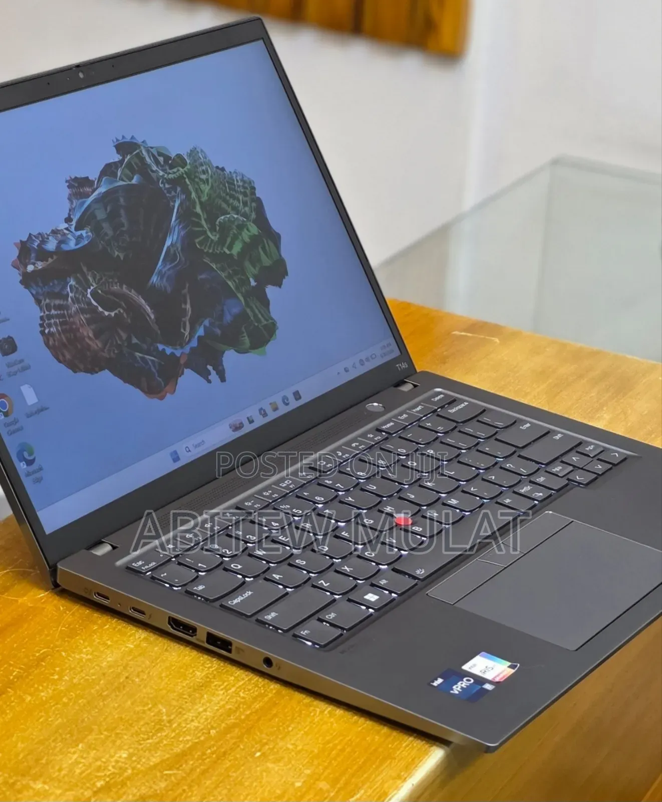 New Laptop Lenovo ThinkPad T14s G4 16GB Intel Core i7 SSD 512GB