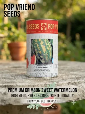 500-Gram Tin of Pop Vriend Seeds Crimson Sweet Watermelon Seeds