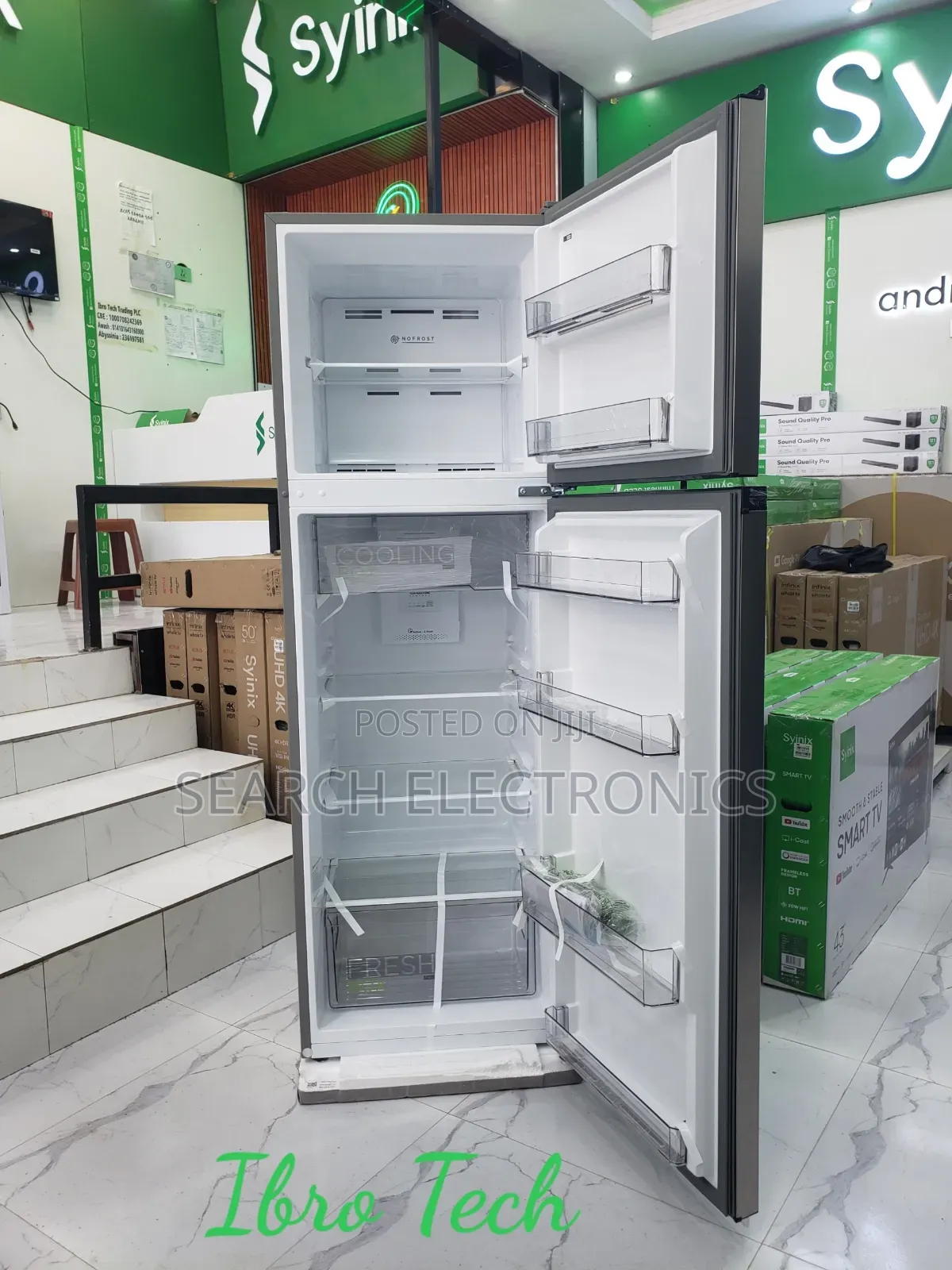 Midea 385,litr Fan Seastem Fridge