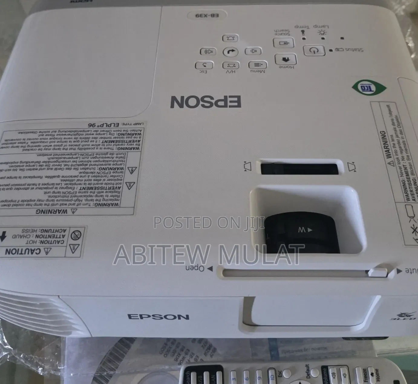 EPSON Projector Model Name: EB-x39