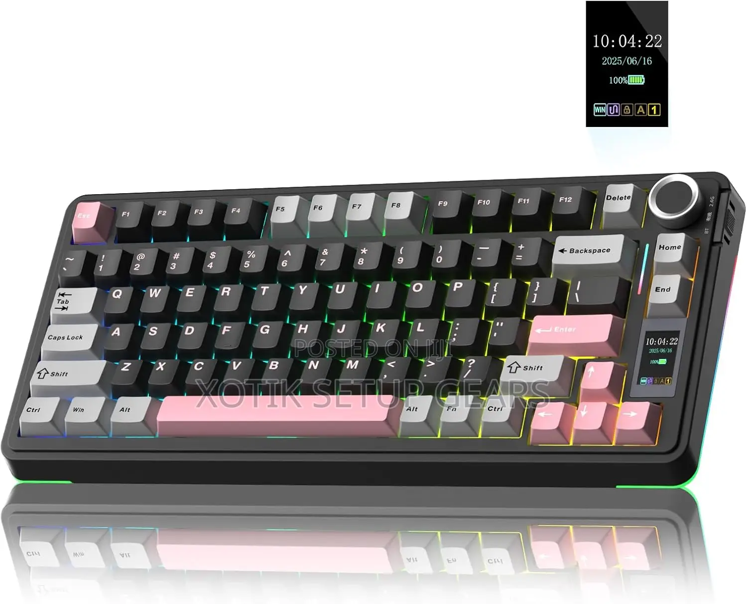 Black Colorway Aula S75 Pro Mechanical Keyboard - 75% Gaming Keyboard