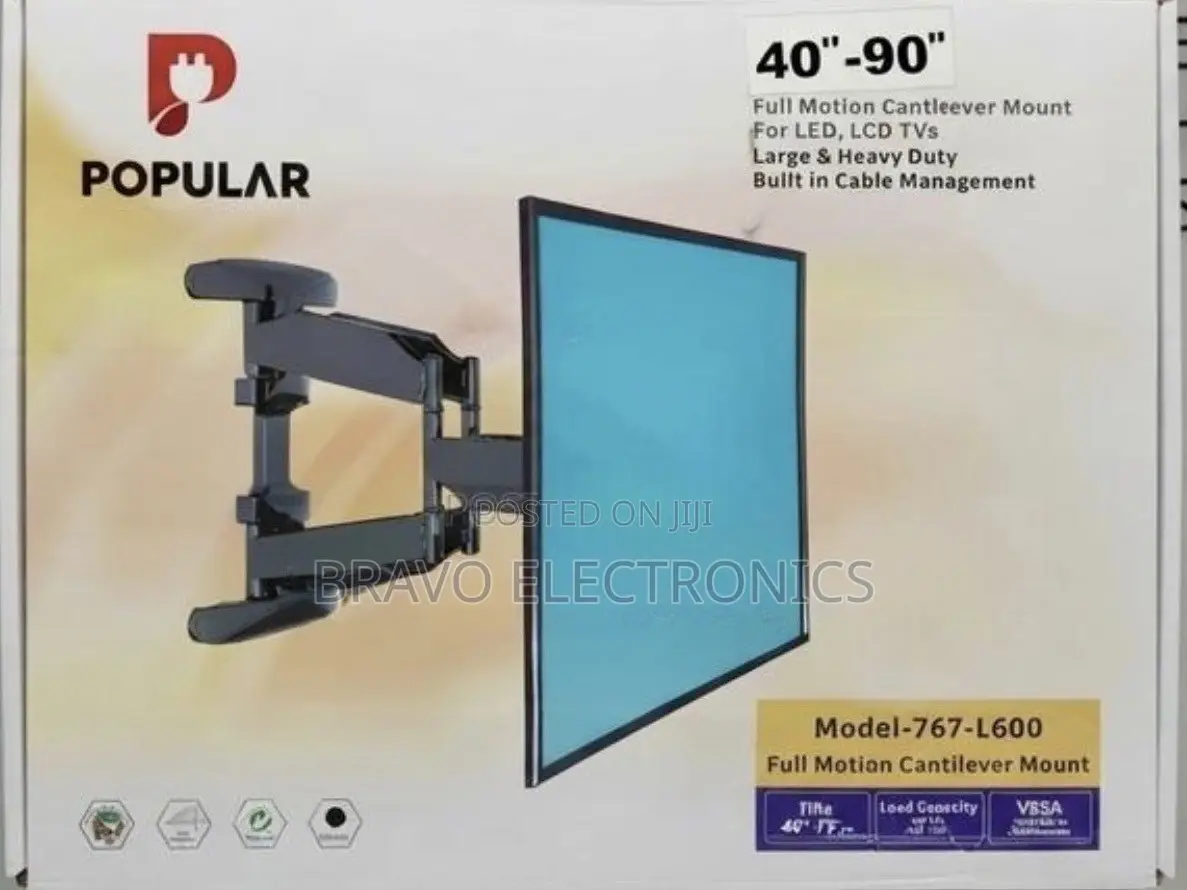 Popular Flexible TV Full Motion Cantilever TV Mount 40-90”