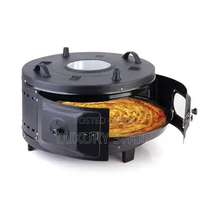 Rooshaan Large Round Oven With Top Glass View