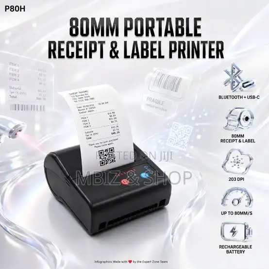 80mm Receipt Label Pos Printer