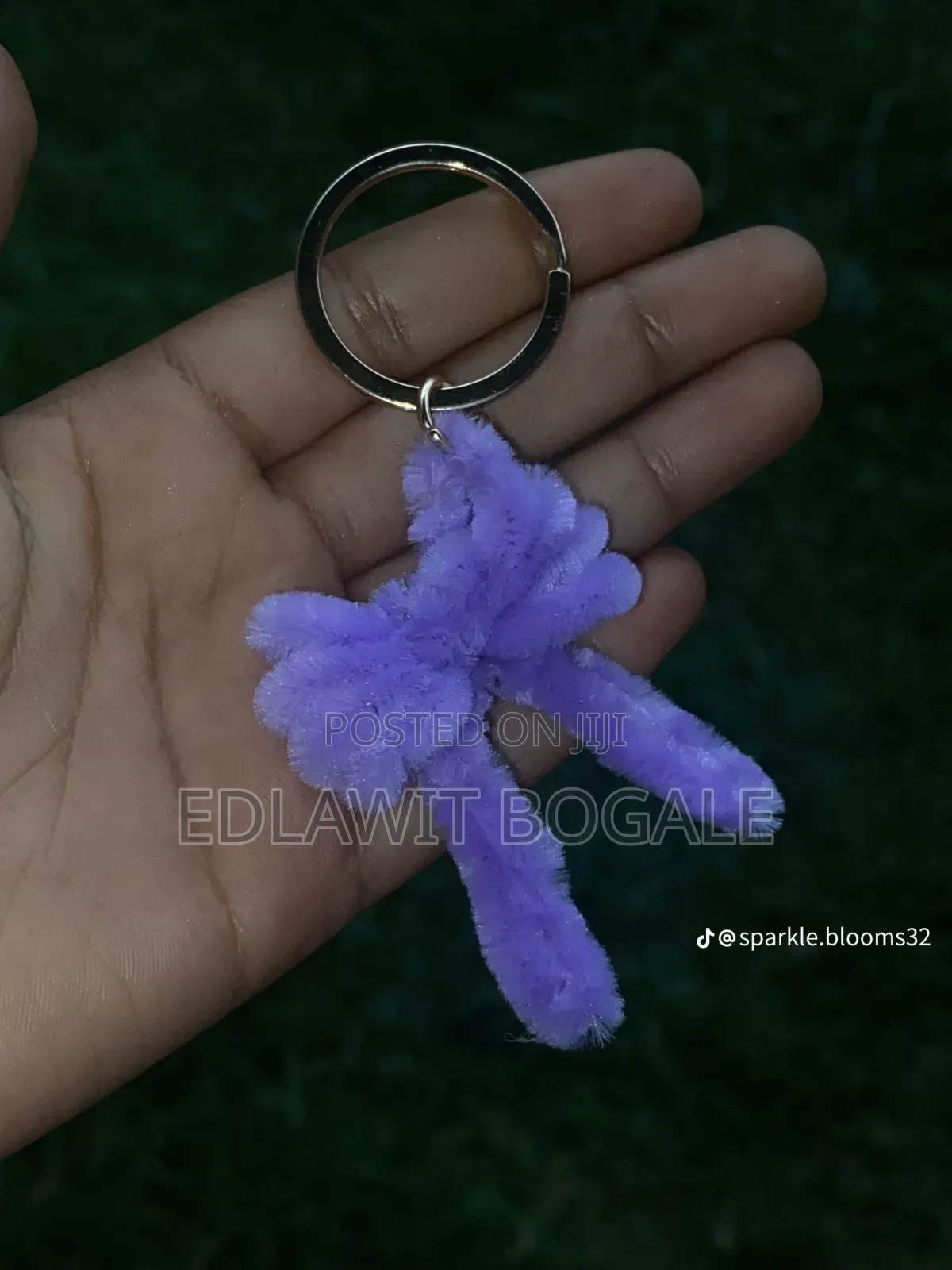 ​ Handmade Cute Pipe Cleaner Bow Keychain / Bag Charm