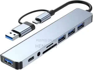  8-in-1 Type-C Multi-Port USB Hub / Adapter 