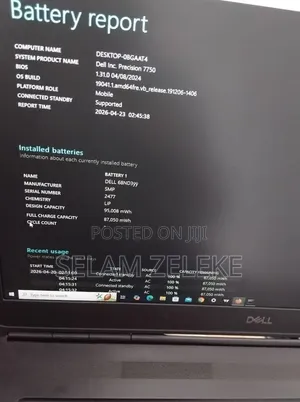 New Laptop Dell Precision 7750 32GB Intel Core i7 SSD 512GB