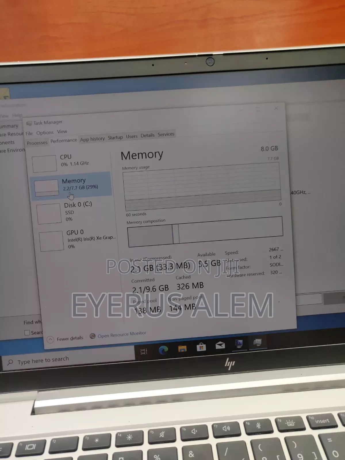 New Laptop HP EliteBook 840 8GB Intel Core i5 SSD 512GB