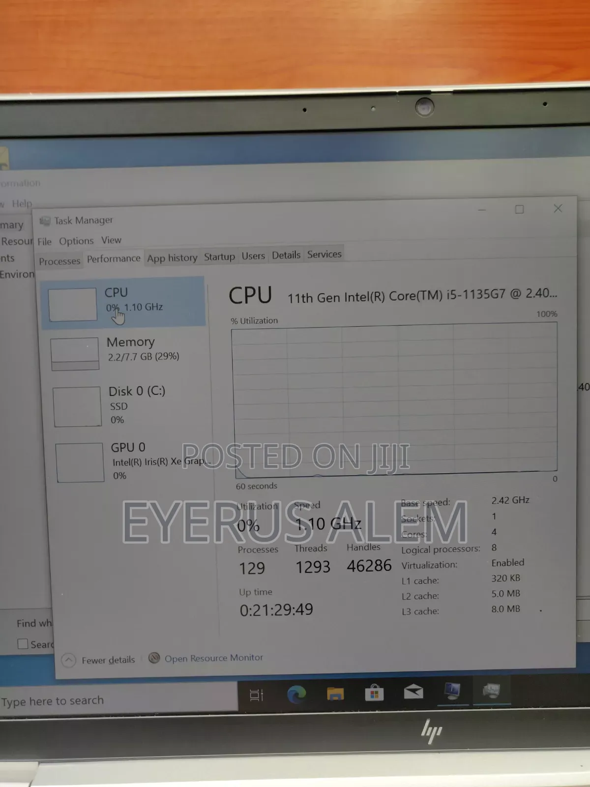 New Laptop HP EliteBook 840 8GB Intel Core i5 SSD 512GB