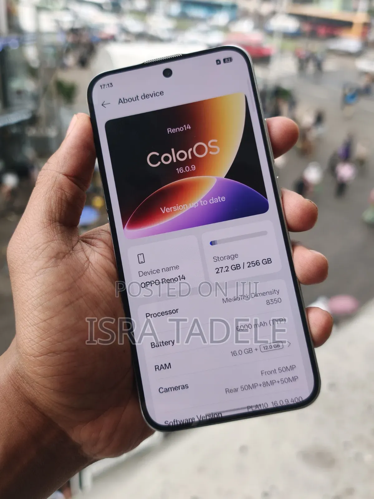 New Oppo Reno14 256 GB White