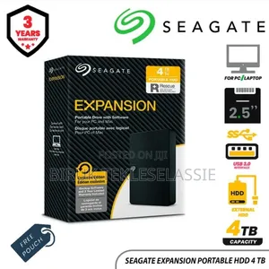 Seagate Expansion Portable External HDD 4TB