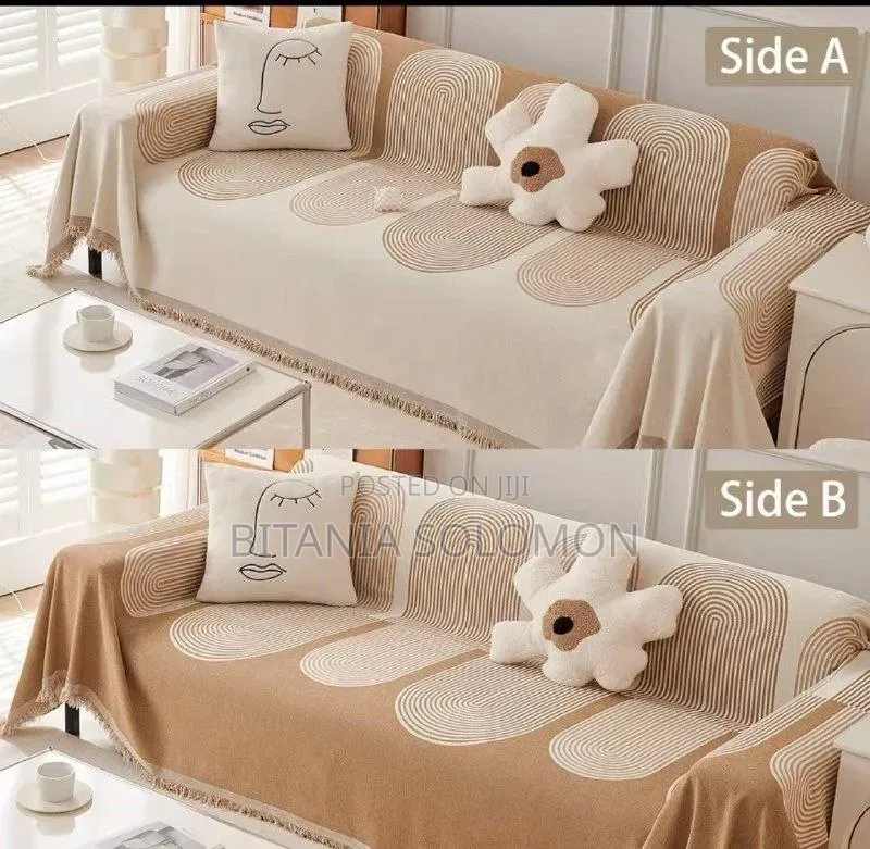 Reversible Chenille Sofa Cover
