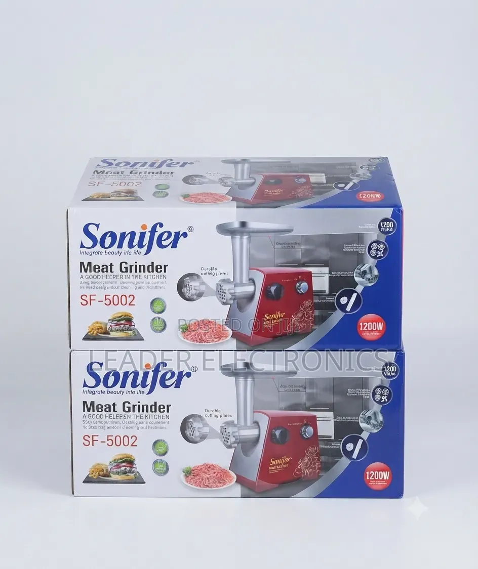 Sonifer Meat Grinder 1200 Watt – Powerful, Fast Efficient Food
