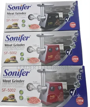Sonifer Meat Grinder 1200 Watt – Powerful, Fast Efficient Food
