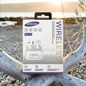 .Mini 5S Earbuds - سماعة أذن لاسلكية مع مايك للمكالمات
