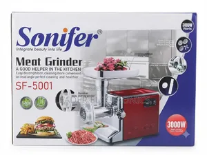 Sonifer Meat Grinder 3000W – Powerful Motor | Fast Grinding | Perfect