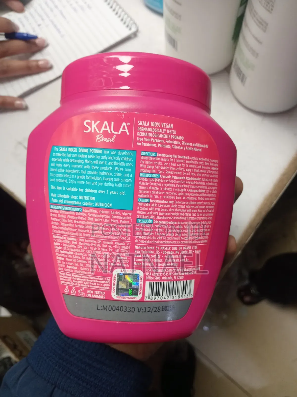 Skala Brasil 2-in-1 Treatment Cream + Leave-in (1000g / 1Kg) Women