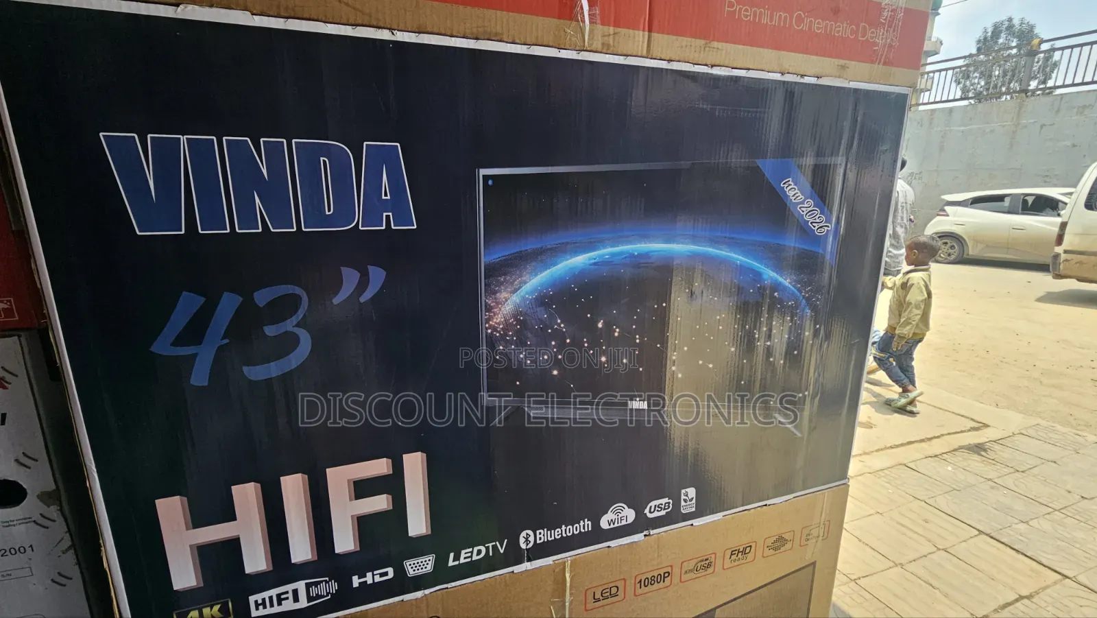 Vinda 43" Smart Full HD Hi-Fi LED TV (2026 Model)