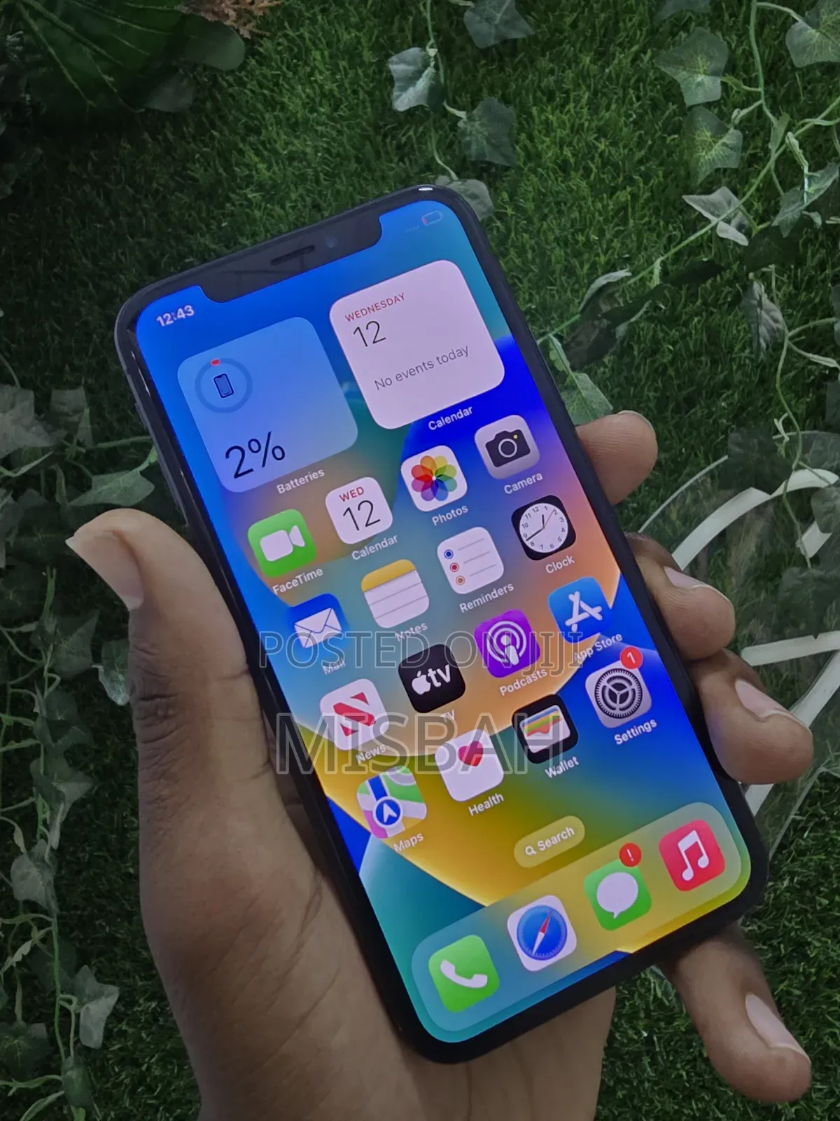Apple iPhone X 64 GB Black