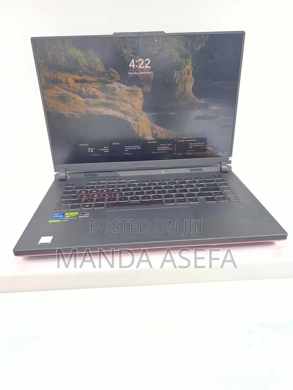 New Laptop Asus ROG Strix G16 G614 16GB Intel Core i7 SSD 1T