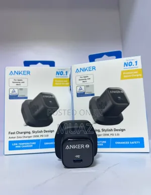 ANKER Zolo Charger — 30W PD 3.0 Fast Charging |