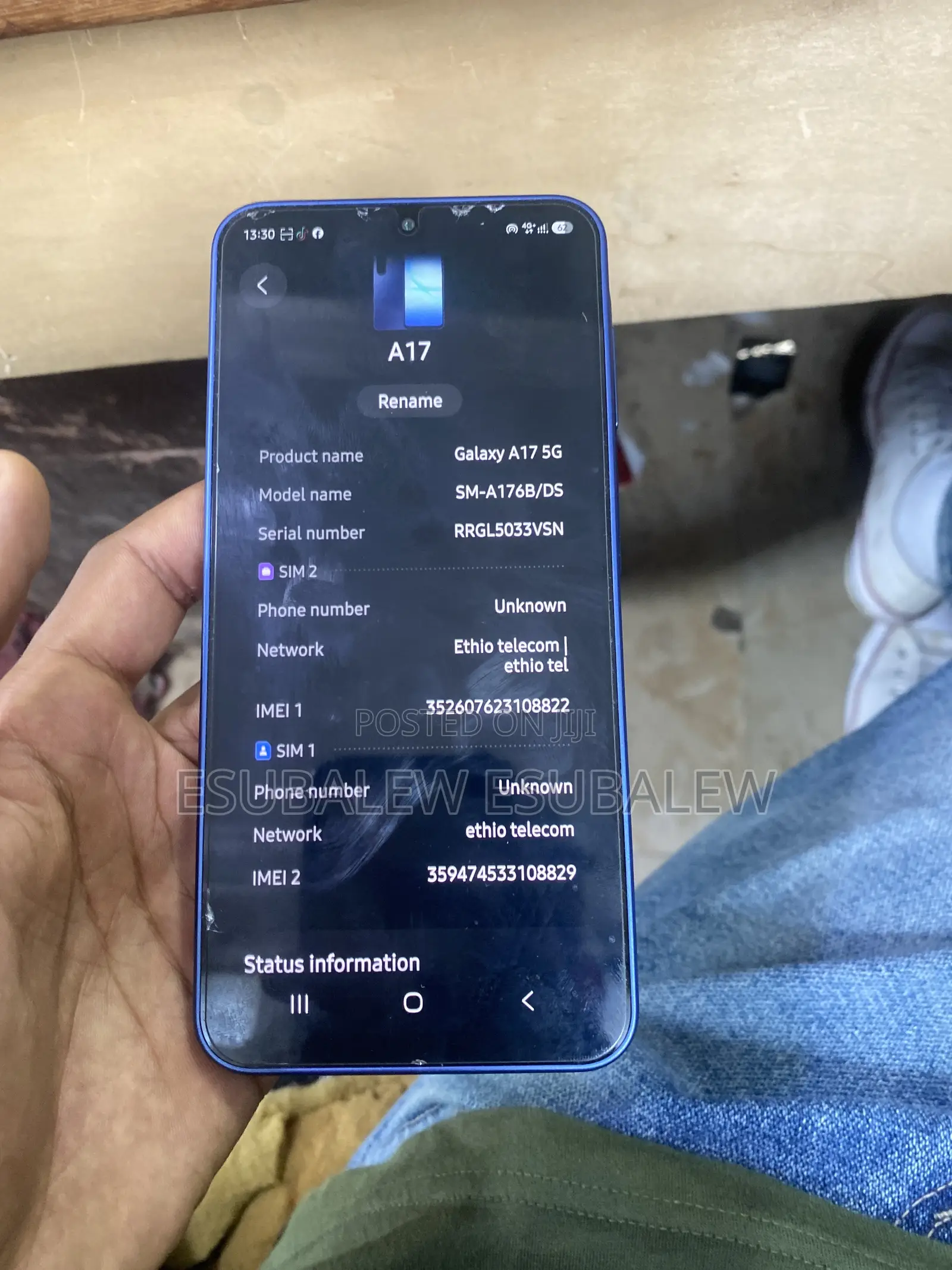 Samsung Galaxy A17 5G 256 GB Blue