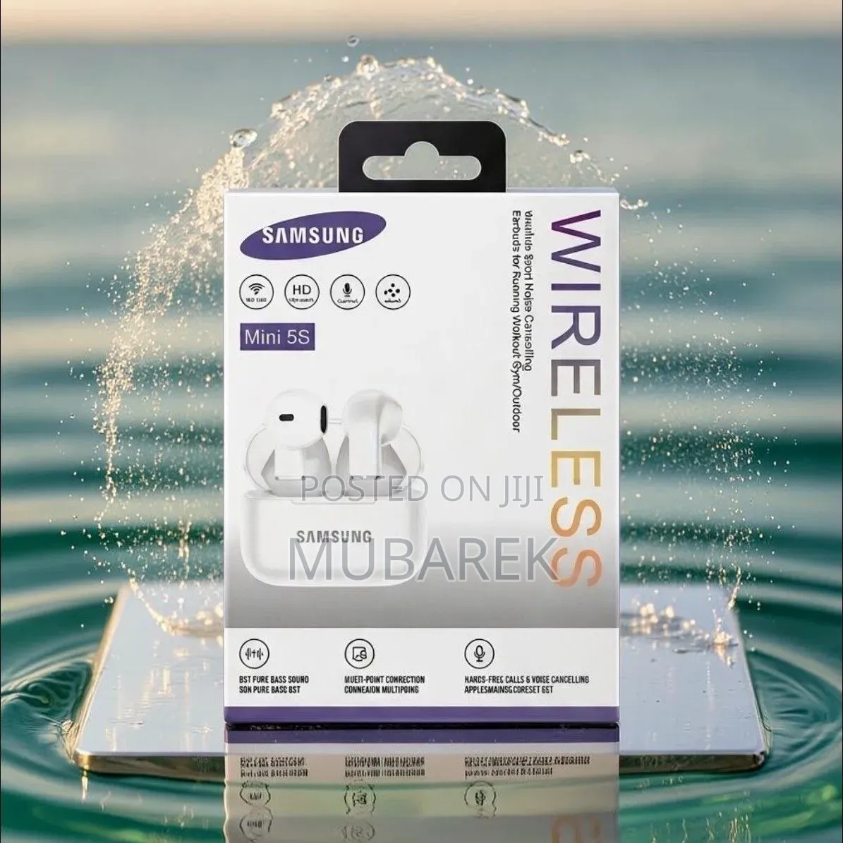 Samsung Mini 5S Earbuds Clear Sound - صوت