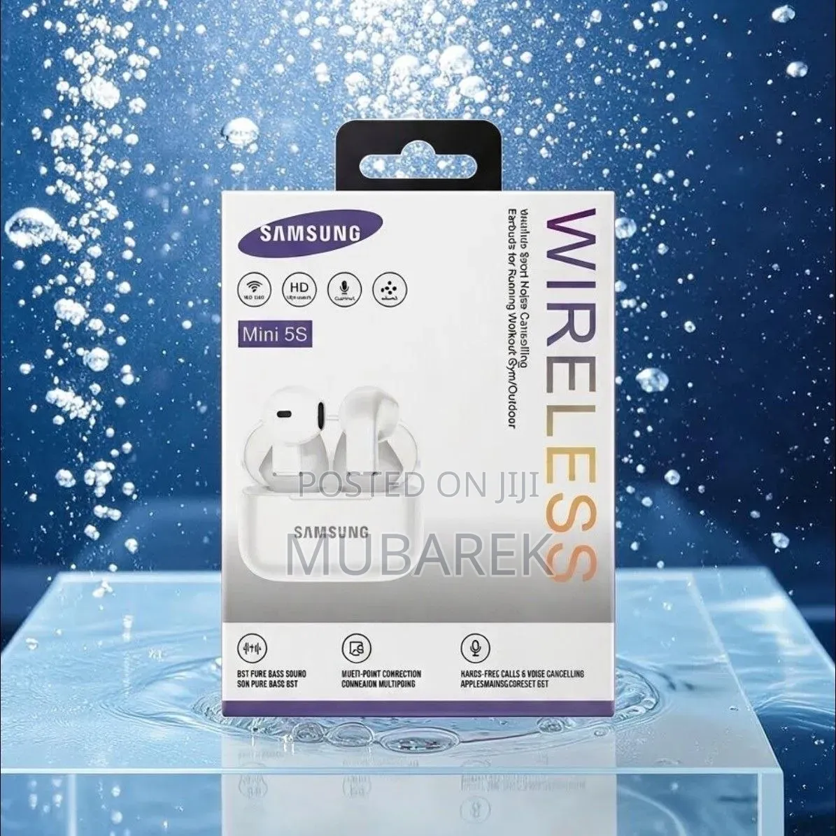 Mini 5S Sport Earphones - سماعة عازلة للضوضاء