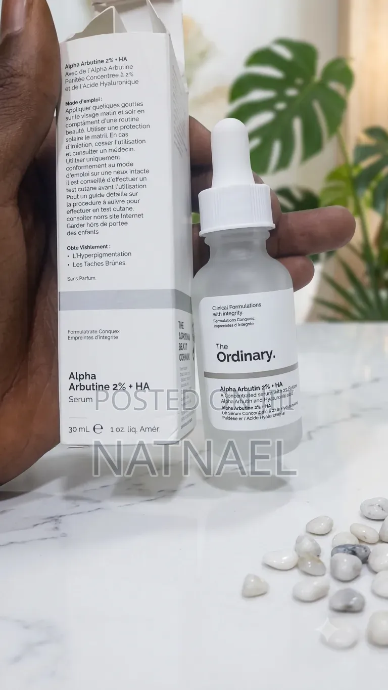 The Ordinary Alpha Arbutin 2% + HA Serum (30ml) የፊት ስሮም