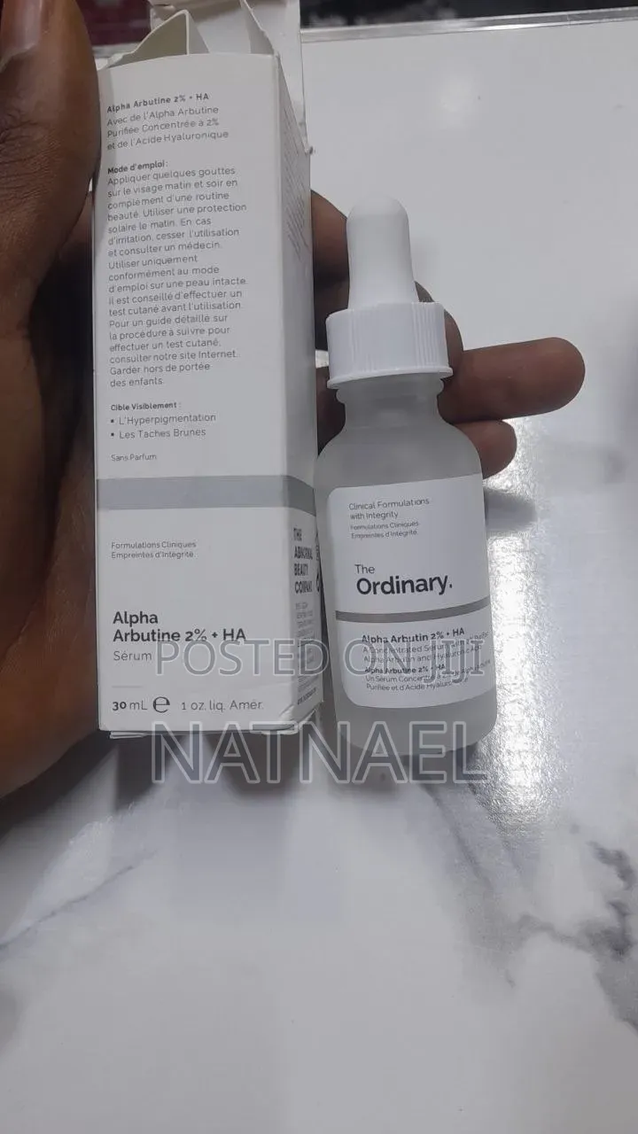 The Ordinary Alpha Arbutin 2% + HA Serum (30ml) የፊት ስሮም