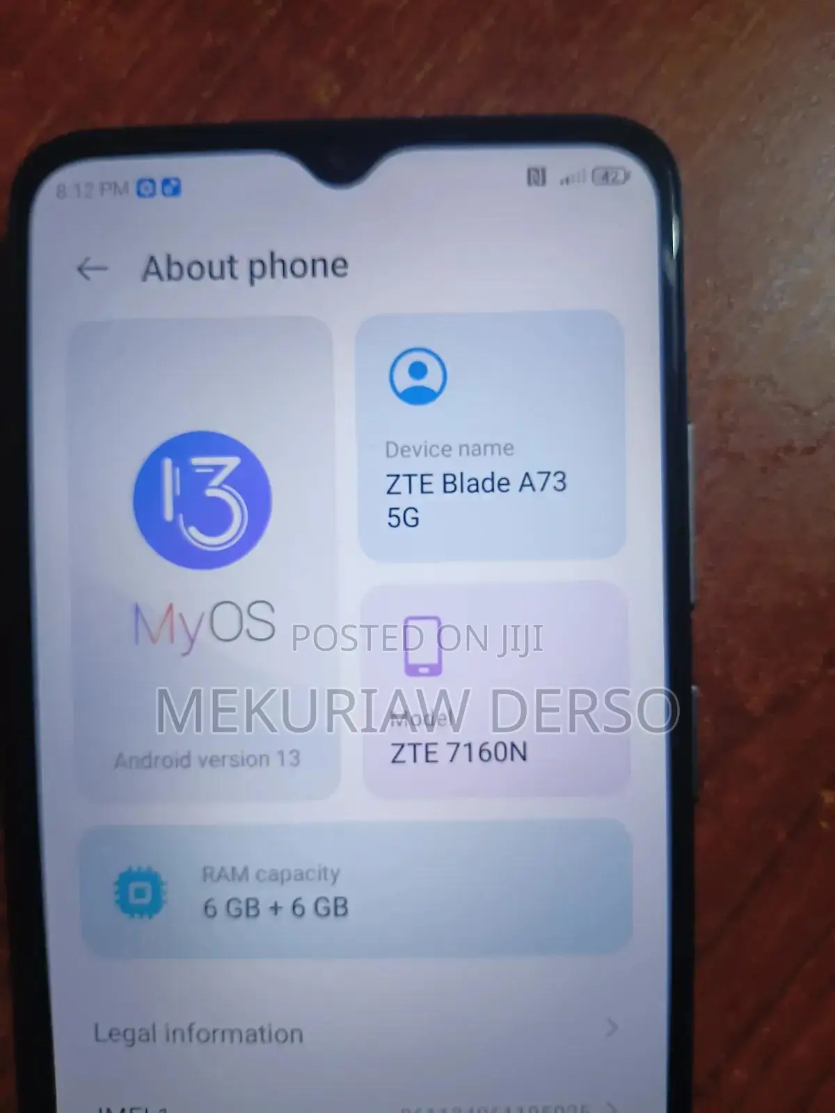 ZTE Blade A76 5G 128 GB Rose Gold