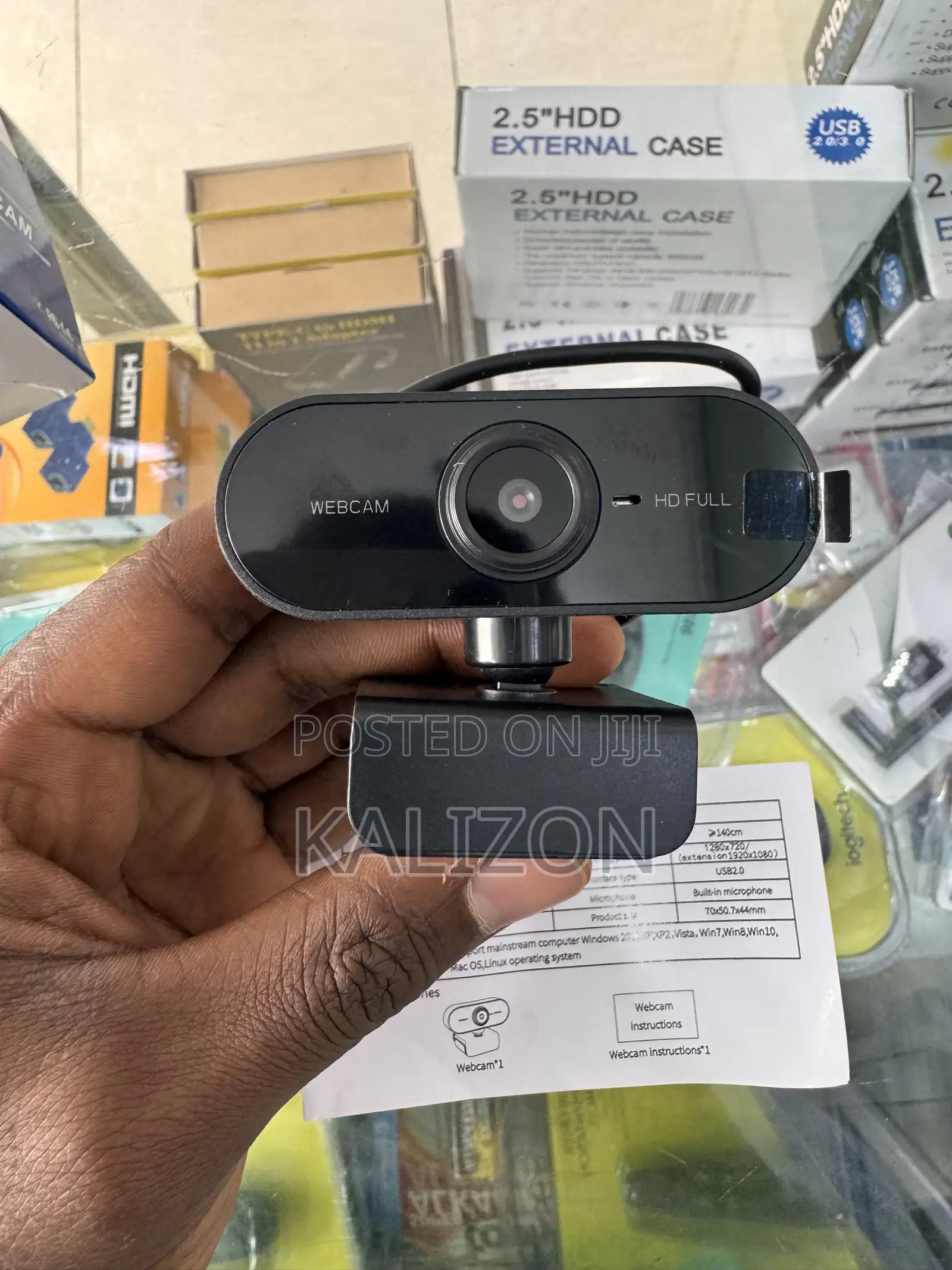የኤችዲ ዌብ ካሜራ (HD Webcam) HD Full Webcam (Online Class Meeting)
