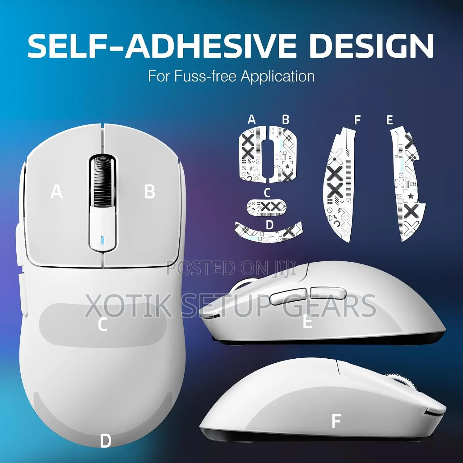 ATTACK SHARK X3 White Gaming Mouse - PAW 3395 Wireless Mouse