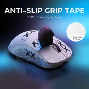 ATTACK SHARK X3 White Gaming Mouse - PAW 3395 Wireless Mouse