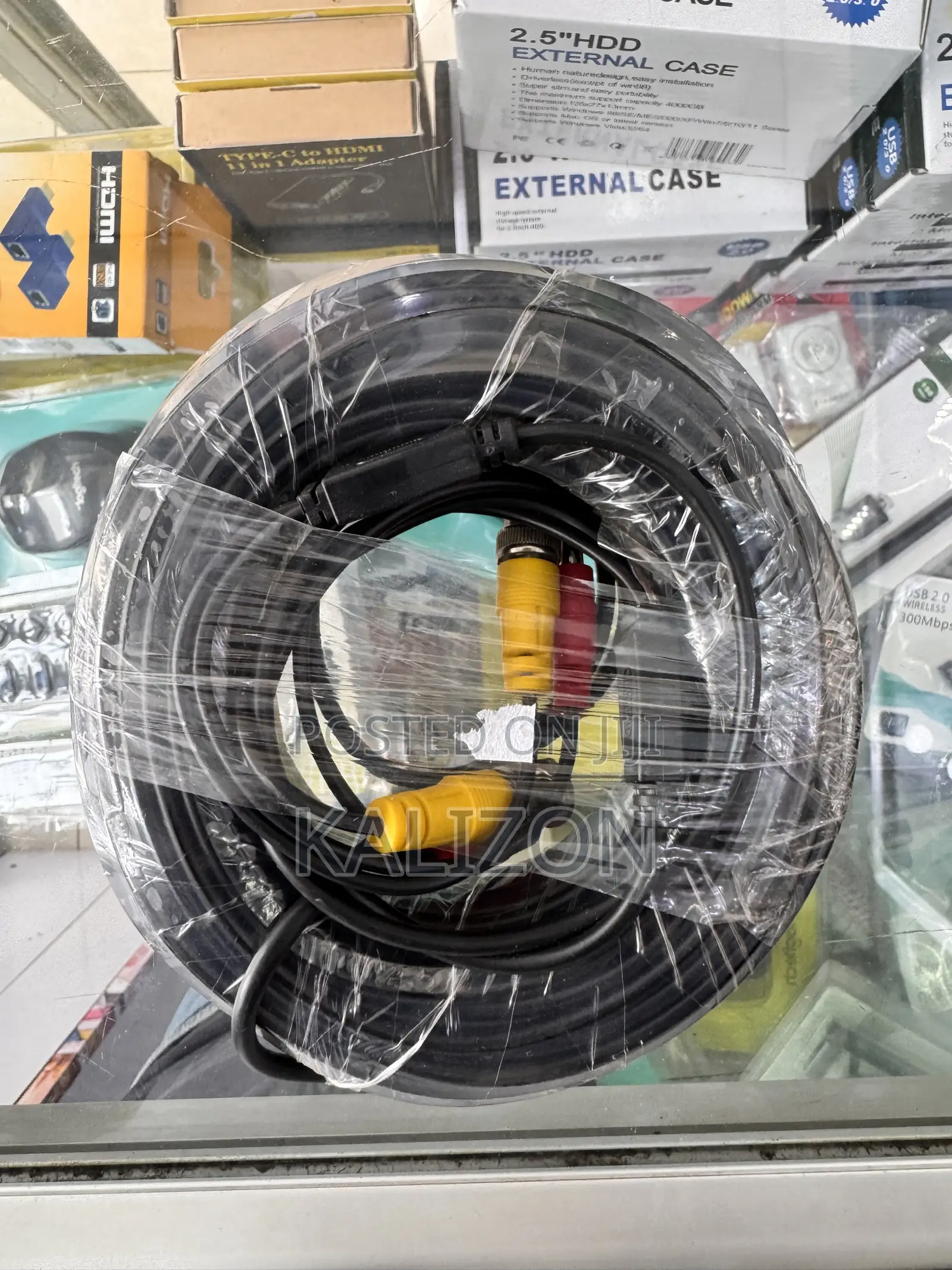 20 ሜትር የአናሎግ ካሜራ ኬብል (High Quality Analog CCTV Cable) 20M