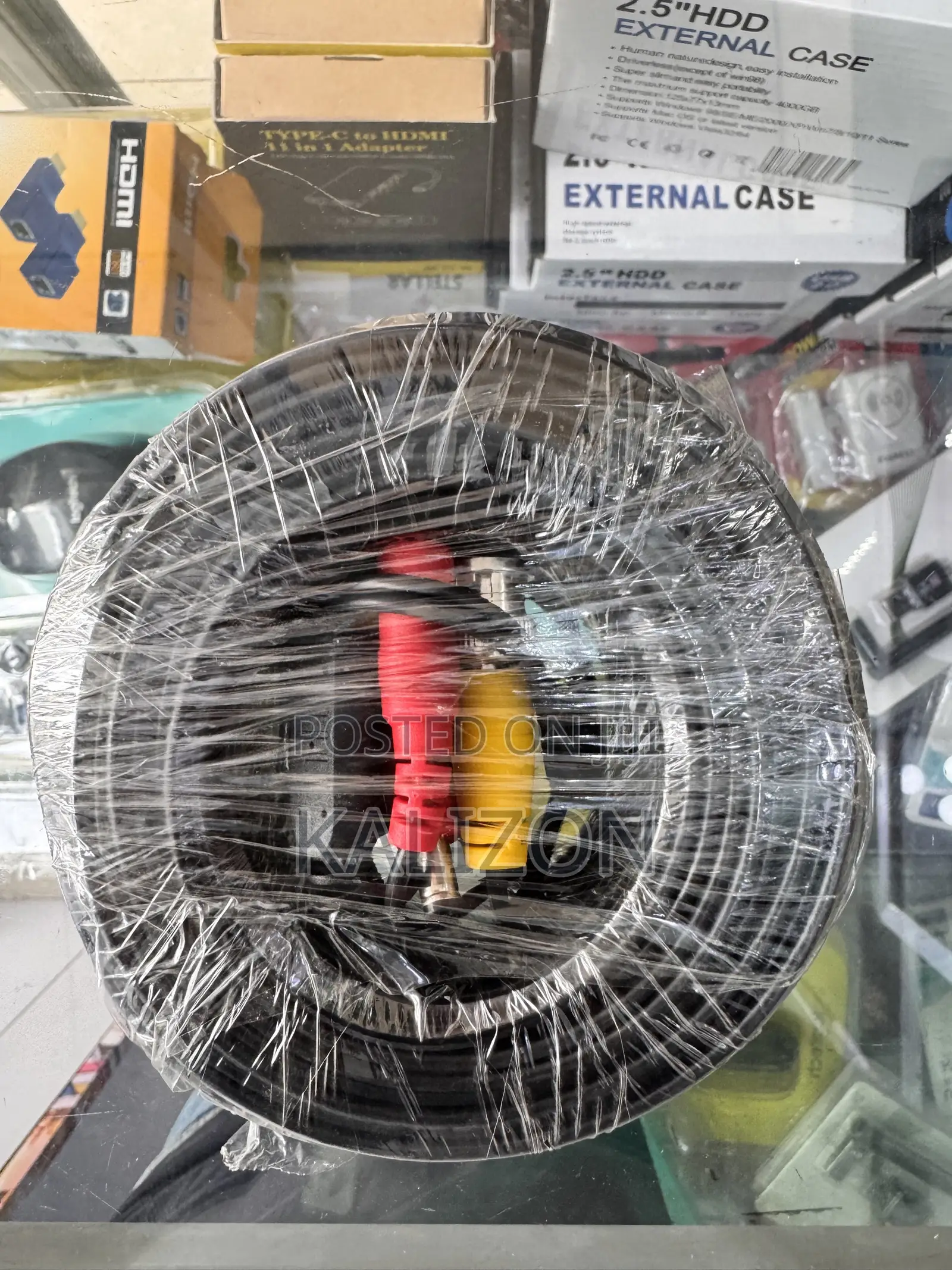 20 ሜትር የአናሎግ ካሜራ ኬብል (High Quality Analog CCTV Cable) 20M